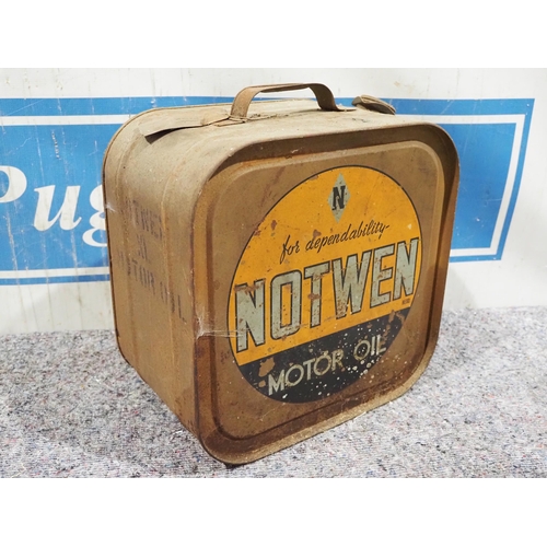 462 - Notwen motor oil can