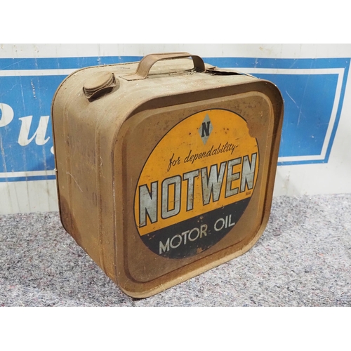 462 - Notwen motor oil can