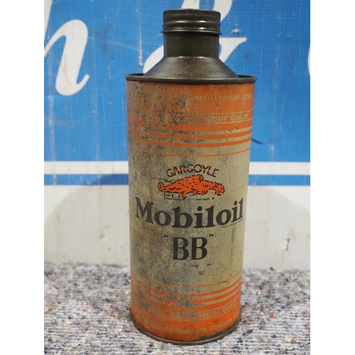 469 - 1 Quart oil can - Gargoyle Mobiloil 'BB'