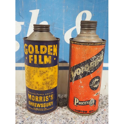 472 - 1 Quart oil cans - Golden Film and Price's
