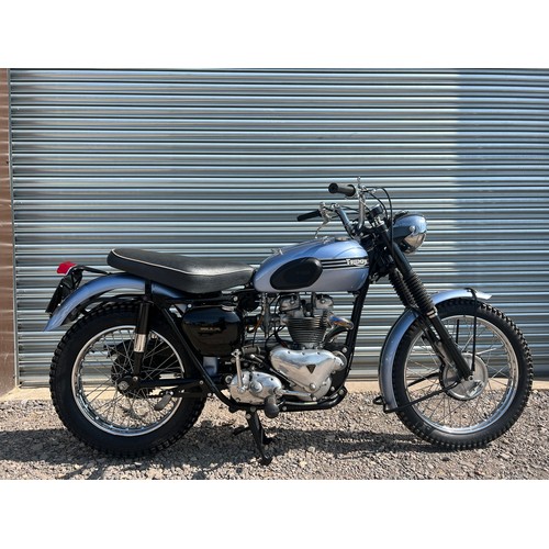 891 - Triumph TR6 Trophy motorcycle. 1956. 650cc
Frame No. 81764
Engine No. TR6 81764
Engine turns over wi... 