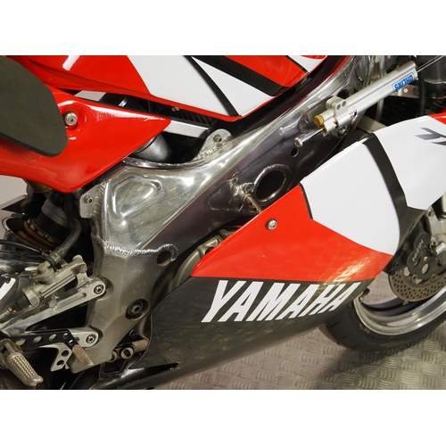 1067 - Yamaha TZ250 4DP race motorcycle. 1994. 250cc
Last ridden in 2018. Has been a display bike for some ... 