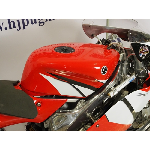 1067 - Yamaha TZ250 4DP race motorcycle. 1994. 250cc
Last ridden in 2018. Has been a display bike for some ... 