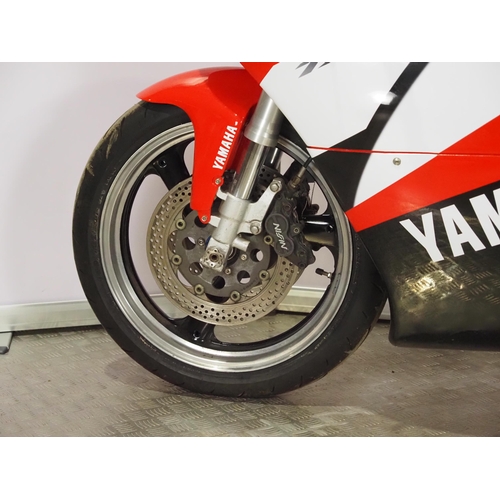 1067 - Yamaha TZ250 4DP race motorcycle. 1994. 250cc
Last ridden in 2018. Has been a display bike for some ... 