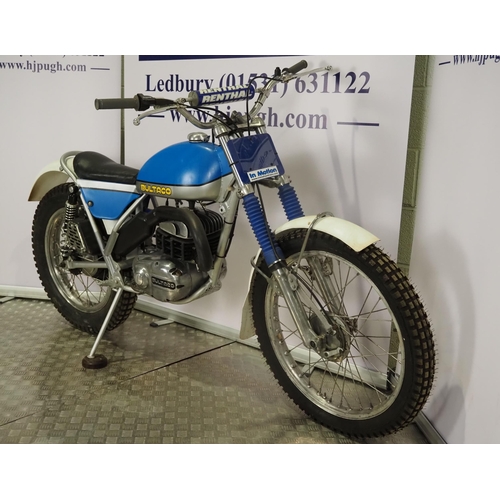 1068 - Bultaco Sherpa trials motorcycle. 1973. 350cc
Frame No. B-9203028
Engine No. M-9203029
Runs and ride... 