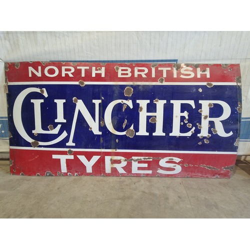511 - Enamel sign - North British Clincher Tyres 48
