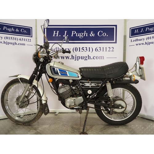 1069 - Yamaha Enduro 175 trail bike project. 1977. 171cc
Frame No. 102031
Engine No. 102031
Engine turns ov... 