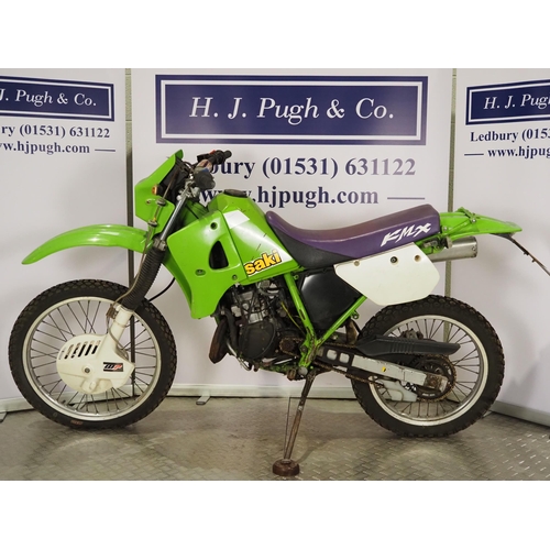 1077 - Kawasaki KMX125 trail bike. 2001. 124cc
Engine turns over. Was running around 18 months ago. Good pr... 