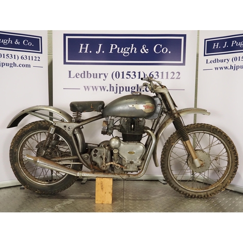 1079 - Royal Enfield Twin pre unit trials project
Frame No. 44829
Engine turns over. Has been barn stored f... 