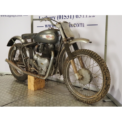 1079 - Royal Enfield Twin pre unit trials project
Frame No. 44829
Engine turns over. Has been barn stored f... 