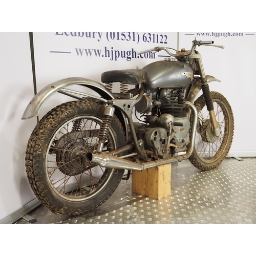 1079 - Royal Enfield Twin pre unit trials project
Frame No. 44829
Engine turns over. Has been barn stored f... 