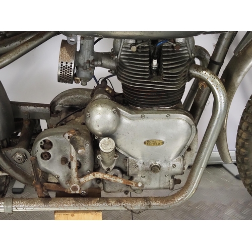 1079 - Royal Enfield Twin pre unit trials project
Frame No. 44829
Engine turns over. Has been barn stored f... 