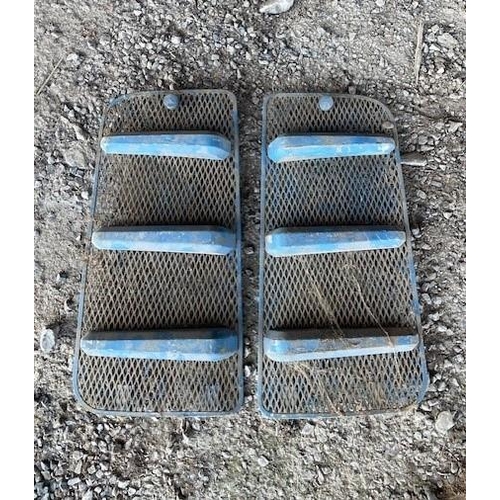 104 - Pair of Fordson Major grilles with flutes
