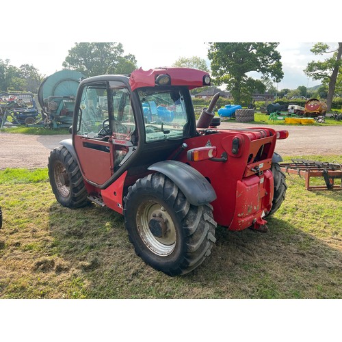 1682B - Manitou Maniacopic 634 loader. 2008. Runs and drives. Reg. VX08 NYR