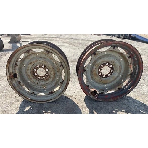 212 - Ford wheels and centres 16.9/R34
