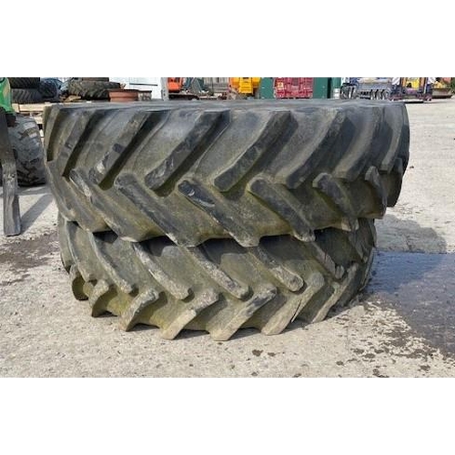 219 - Pair of Alliance tyres 16.9R34