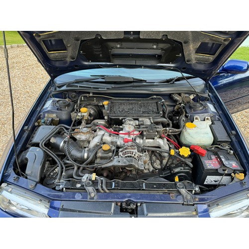 323 - Subaru Impreza Turbo. 2000. UK, showing 68000 miles. 12 months MOT, very sound, no welding. A very c... 