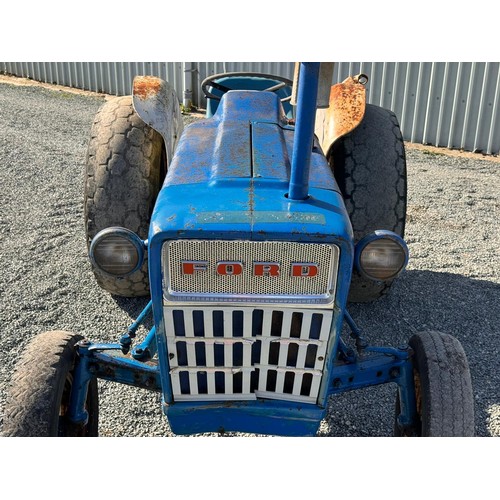 273 - Ford 3000 Select-O-Speed tractor. 1970. Very original little tractor. No docs