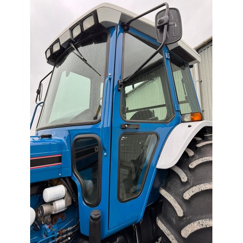 275 - Ford 7810 Series 3 tractor. 1989. Showing 6294 hours, front mudguards, air con, front weights, 2 x D... 