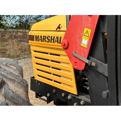 285 - Marshall 804 c/w Quicke loader. 1986. Joystick, Combi headstock and soft ride, only 3175 hours showi... 