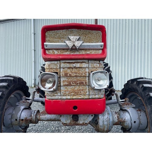 270 - Massey Ferguson 135 4wd tractor. 1967. Coventry built tractor with Selene 4wd axle supplied by 4wd T... 