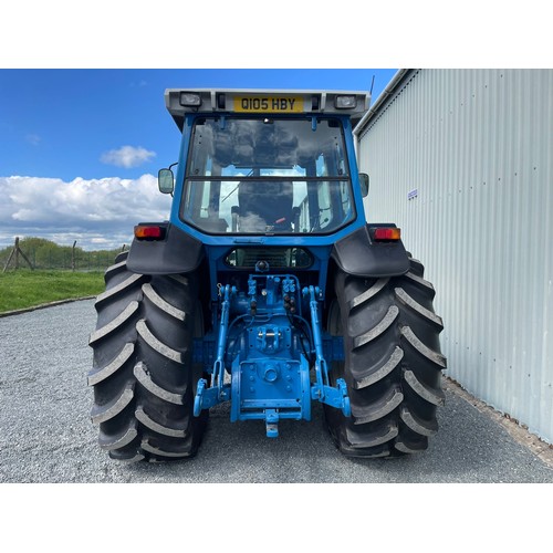 279 - Ford 8830 tractor. 1992.  Dual Power, front weights, front mudguards, air con, drawbar, quick releas... 