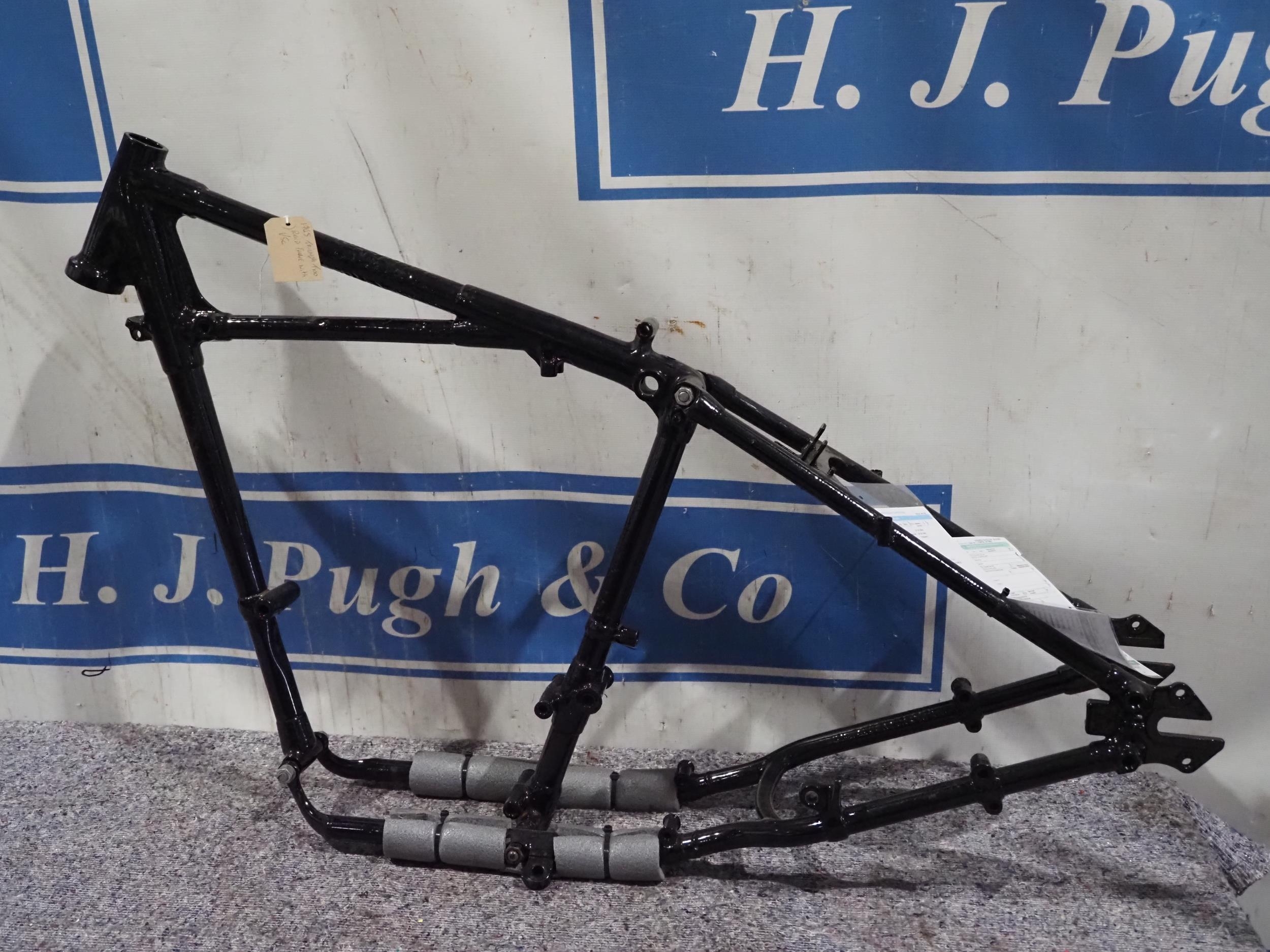 Triumph T100 rigid frame 1945, with V5c. Frame no. TF4345