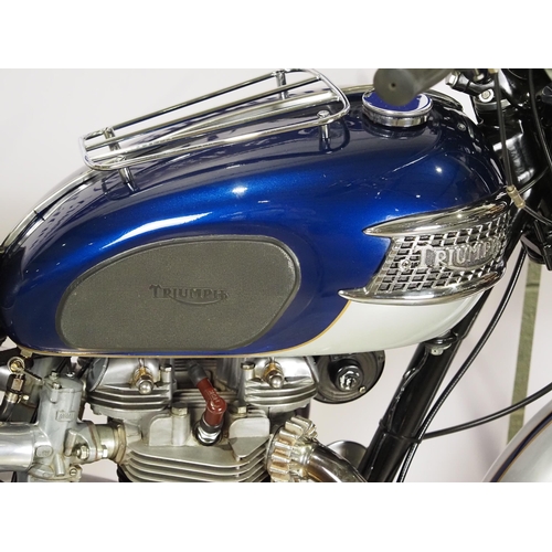 804 - Triumph T120 Bonneville motorcycle. 1965. 650cc
Frame No. T120-DU19874
Engine No. T120-DU19874
Runs ... 