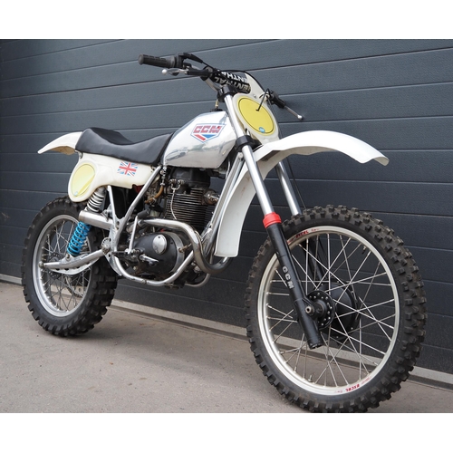 839 - Original CCM scrambler. 1979. 500cc
Frame and engine number intact. Not been started for some time, ... 