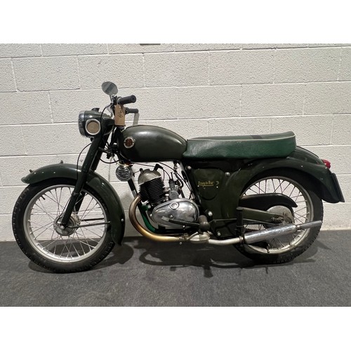 914 - Francis Barnett Plover motorcycle. 1958. 150cc
Frame No. 26943
Engine No. 15T8140M
Runs and rides. L... 