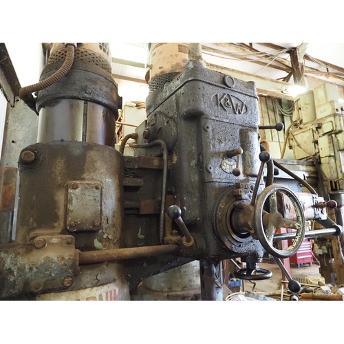 197 - Kitchen & Wade radial arm drill