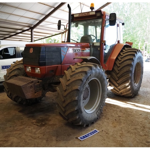 281 - Fiat F100 DT 4WD tractor. Front weights, 30.5R32 and 540/65R28 tyres. Recent turbo kit fitted. Suppl... 