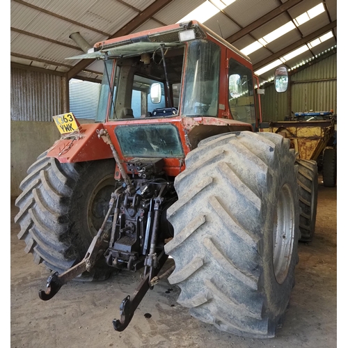 281 - Fiat F100 DT 4WD tractor. Front weights, 30.5R32 and 540/65R28 tyres. Recent turbo kit fitted. Suppl... 