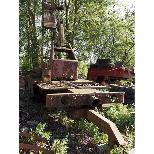 355 - Priestman type crane converted to PTO drive and trailed