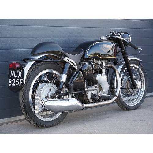847 - Velocette Venom motorcycle. 1967. 499cc. 
Frame No. RS15277
Engine No. VM2693. Does not match V5. 
C... 