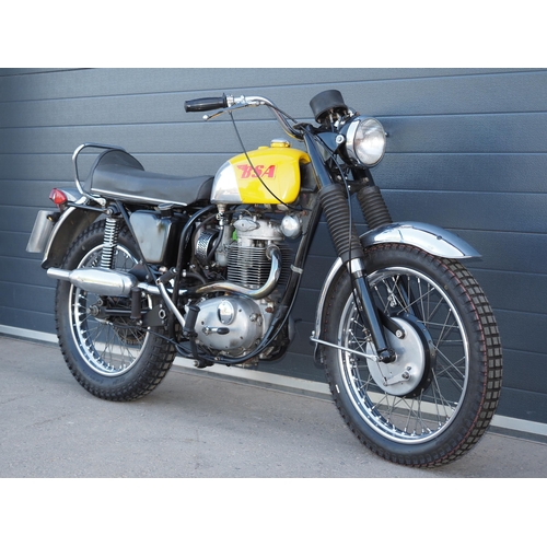 848 - BSA B44 Victor Special motorcycle. 1968. 441cc. 
Frame No. B44BVS5402
Engine No. B44C5402VS
Reg. CVG... 