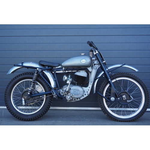 897 - Greeves trials motorcycle. 
Frame No. 8012/TA
Engine No. 625B3477
Engine turns over with compression... 