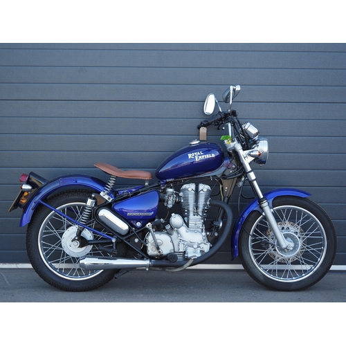 968 - Royal Enfield Thunderbird motorcycle. 2005. 350cc. 
Frame No. 4LJ-09712-C
Engine No. 4LJ-09712-C
Com... 