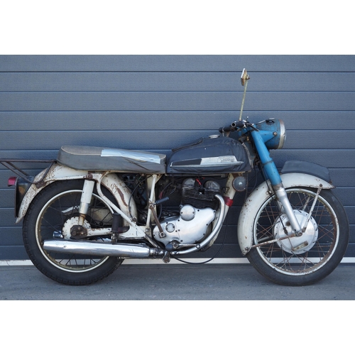 976A - Norton Navigator motorcycle. 1961. 350cc.
Frame No. 19-95464
Engine No. 19-95464
Comes with Buff log... 