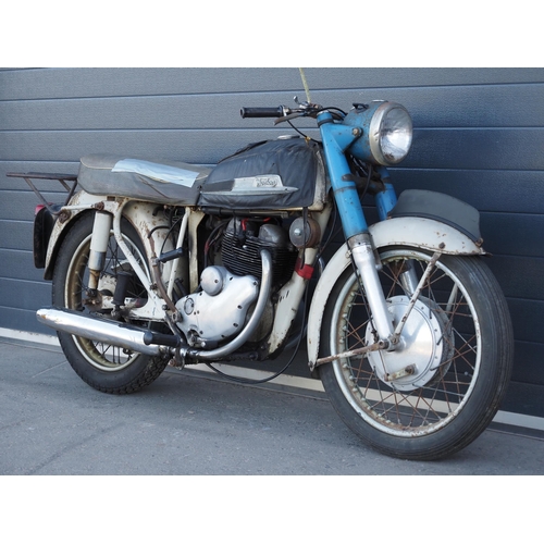 976A - Norton Navigator motorcycle. 1961. 350cc.
Frame No. 19-95464
Engine No. 19-95464
Comes with Buff log... 