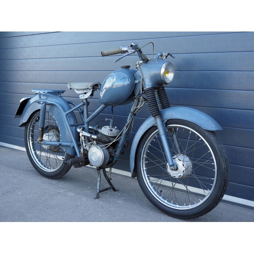 994A - Rene Gillet motorcycle. 1957. 125cc. 
Frame No. 50876
Reg. 820 XVC. V5.