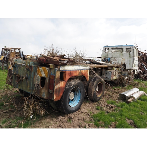 Foden 8 wheel double drive chassis cab