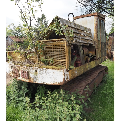 128 - JCB 6D tracked machine. Non runner