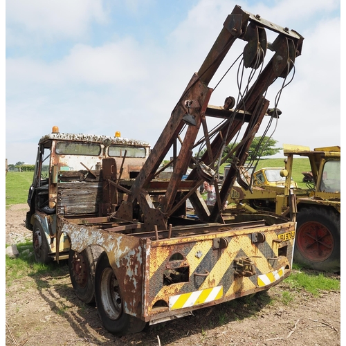 141 - Atkinson Borderer twin steer recovery with Cummins engine. Reg. JRA 978J