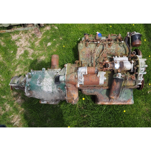 151 - Ford 4 cylinder diesel engine and gearbox