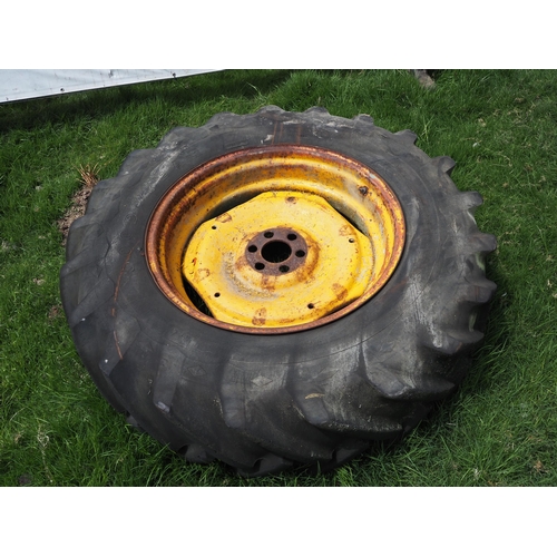 228 - Fordson Major wheel and tyre 30