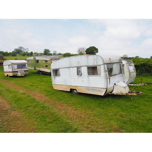 246 - 4 Caravans and plant trailer