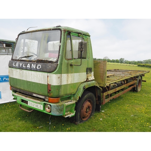 248 - Leyland 160 turbo flatbed. Reg. E512 NLS