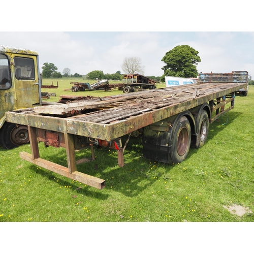 252 - Artic tandem axle trailer 32ft