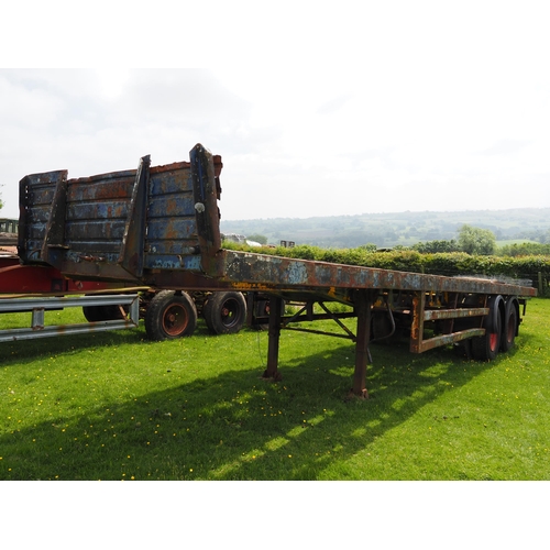 252 - Artic tandem axle trailer 32ft